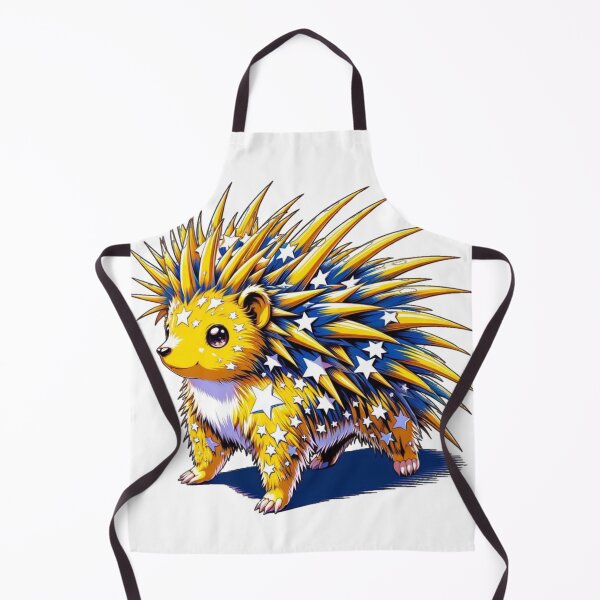 Item preview, Yellow Porcupine with White Stars Libertarian Symbol designed and sold by kylmllr101684.