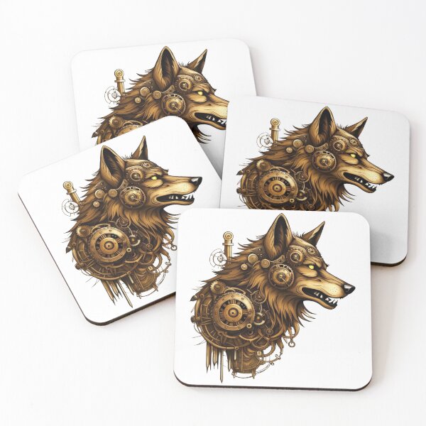 Item preview, Mechanical Howl: The Steampunk Wolf's designed and sold by NightshadeWolfs.