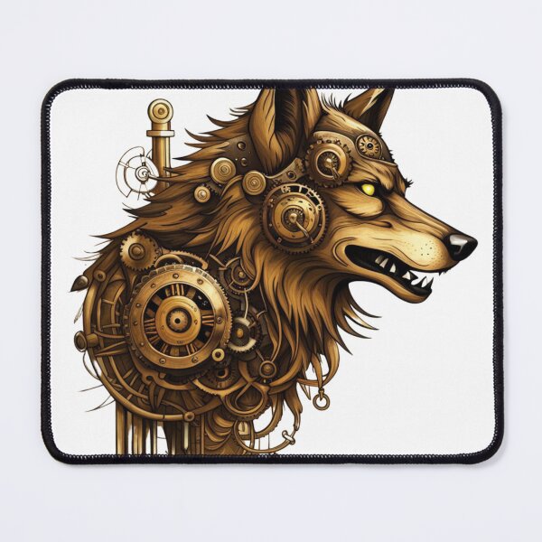 Item preview, Mechanical Howl: The Steampunk Wolf's designed and sold by NightshadeWolfs.