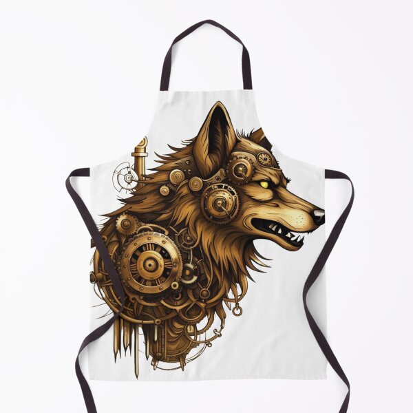 Item preview, Mechanical Howl: The Steampunk Wolf's designed and sold by NightshadeWolfs.