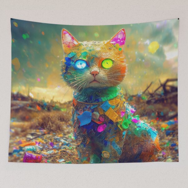 Item preview, Gato del páramo ecológico designed and sold by simonbluevski.