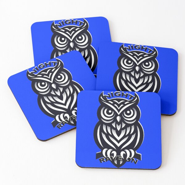 Item preview, Badge Style Night Owl Rave On  Monochrome Majesty Design designed and sold by leyfinder.