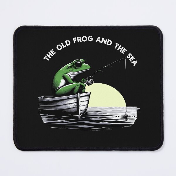 Item preview, The old frog and the sea in retro look designed and sold by StrictlyBilliM.