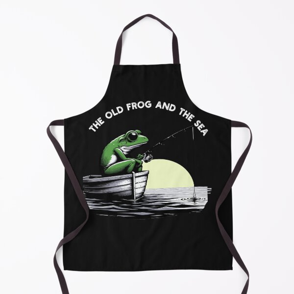Item preview, The old frog and the sea in retro look designed and sold by StrictlyBilliM.