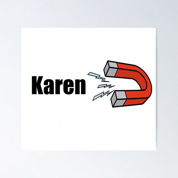 Item preview, Karen Magnet designed and sold by SwampfoxDesign.