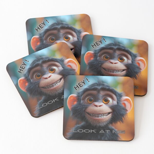 Item preview, Blissful Siamang, Smiling Monkey Tee, Playful Primate Gift designed and sold by Terry-Salsa.