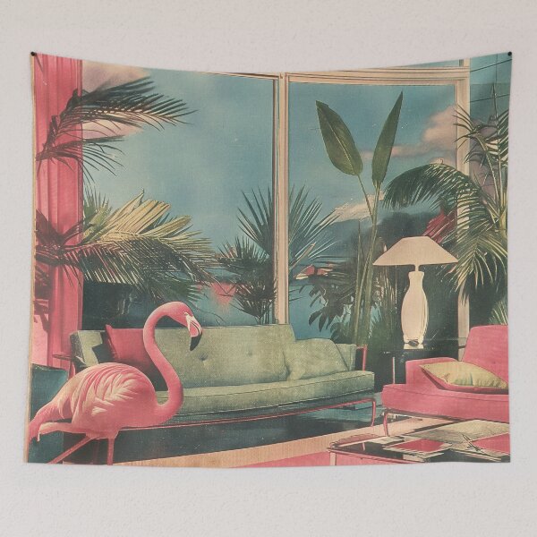 Item preview, Salón de flamencos tropicales designed and sold by era51studio.