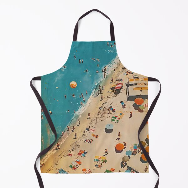 Item preview, Aerial Beach Day Retro designed and sold by era51studio.