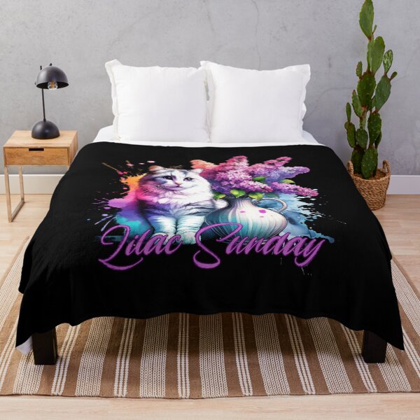 Item preview, Lilac Sunday Cat - Mother's Day designed and sold by SeledineArt.