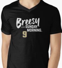 Breesy Like Sunday Morning Men's V-Neck T-Shirt