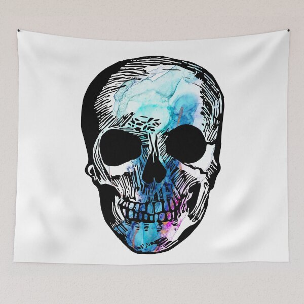 Item preview, Boho Skull II designed and sold by dawnyoungart.