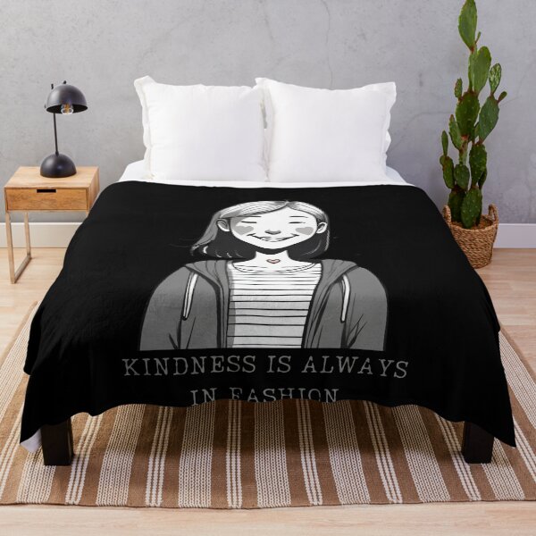 Item preview, Fashionable Kindness Minimalist Typography Design designed and sold by ChicTrendz.
