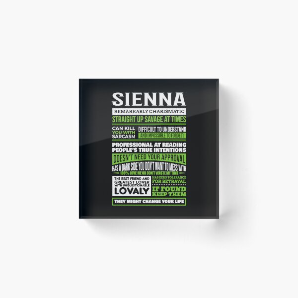 Item preview, Sienna Girl Name Definition designed and sold by Share-me.