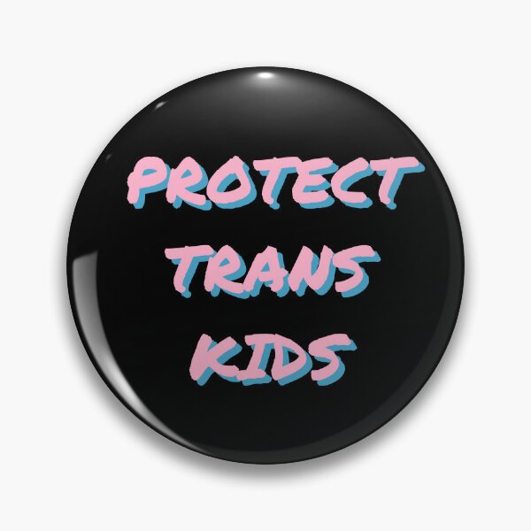 Item preview, Protect trans kids (no/black background) designed and sold by RandomlyRainbow.
