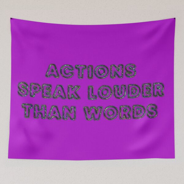 Item preview, Actions speak louder than words designed and sold by designmari.