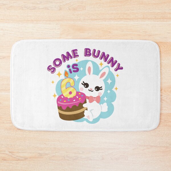 Item preview, Some Bunny Is 6 Cute 6th Birthday Rabbit designed and sold by jaygo.