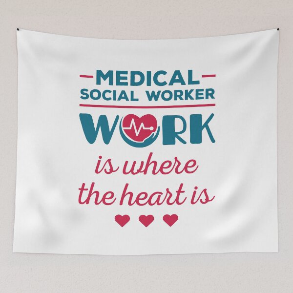 Item preview, Medical Social Worker Heart  designed and sold by jaygo.
