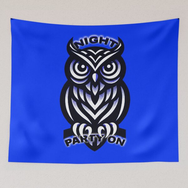 Item preview, Badge Style Party On Night Owl - Rave Energy Design designed and sold by leyfinder.