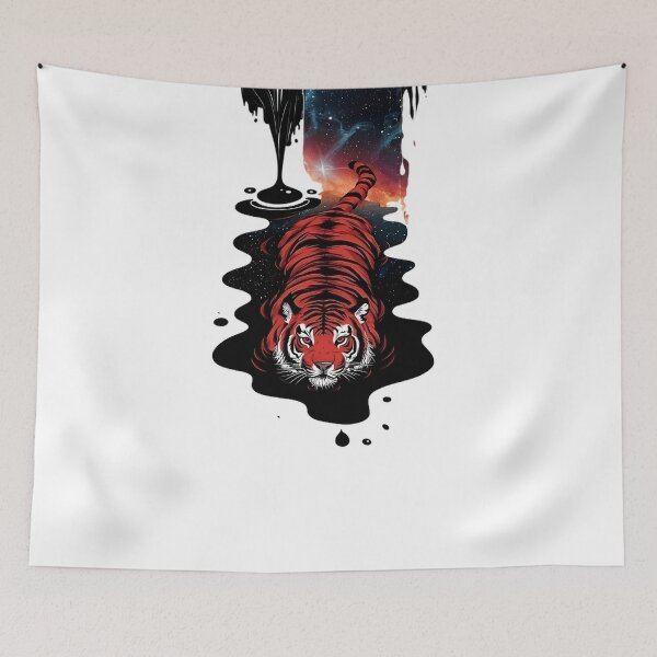 Item preview, Ancient Japan Cosmic Ink art  designed and sold by Day Dreamer.
