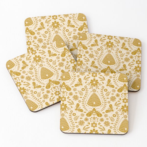 Item preview, Bees and flowers  designed and sold by Elisabeth Coelfen.