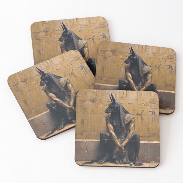 Item preview, "God Anubis" by Emile Corsi, 1877 designed and sold by Pantheon Universe.