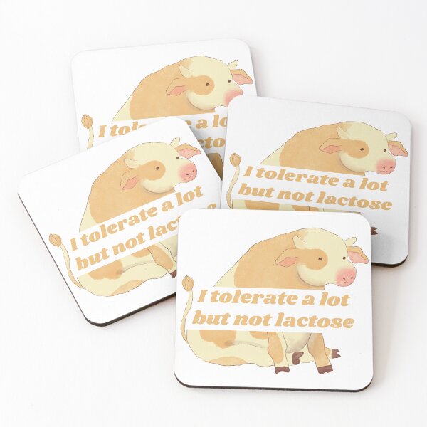 Item preview, I tolerate a lot but not lactose cute cow  designed and sold by MikusOla.