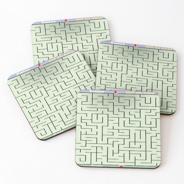 Item preview, Not easy maze puzzle entertainment for posters and accessories. designed and sold by jayne0524.