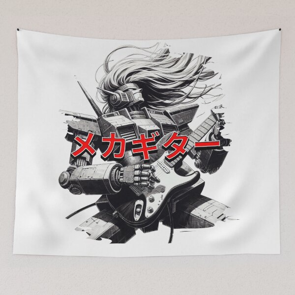 Item preview, Mecha guitar in the new age designed and sold by Animetal-Shop.