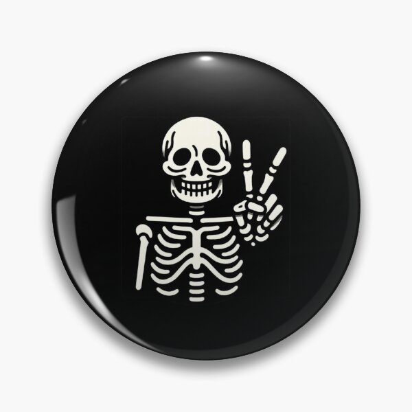 Item preview, Skeleton Making Peace Sign - Cool and Unique Image Design for Products designed and sold by Gatsbird Design.