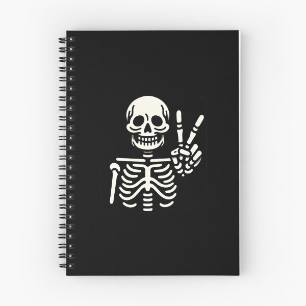 Item preview, Skeleton Making Peace Sign - Cool and Unique Image Design for Products designed and sold by Gatsbird Design.