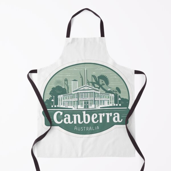 Item preview, Vintage Canberra Australia travel sticker - minimal retro design designed and sold by pod24.