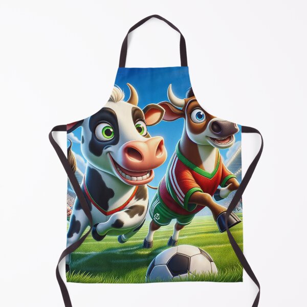 Item preview, Field Goals and Farm Glory: Soccer-Playing Cows Score Big designed and sold by Moo-larious Creations From Down Udder.
