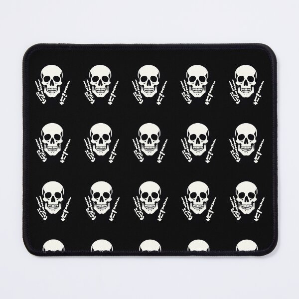 Item preview, Skeleton Making Peace Sign - Unique Image for Printed Products designed and sold by Gatsbird Design.