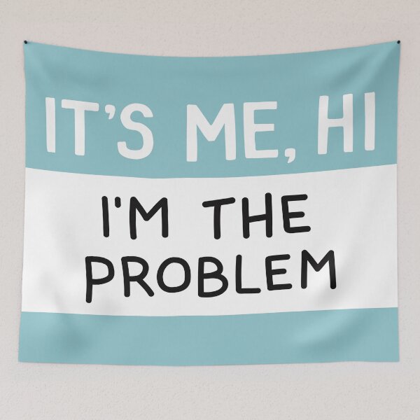 Item preview, It's Me Hi, I'm The Problem Aqua designed and sold by Me And The Moon.