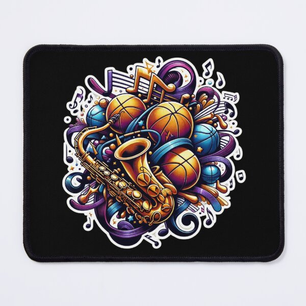 Item preview, Jazz & Basketball Fusion designed and sold by pixelpulsenyc.