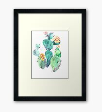 Cactus Bloom Framed Print