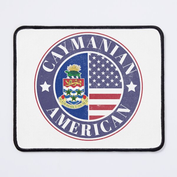 Item preview, Proud Caymanian-American Badge - Cayman Islands Flag designed and sold by chrisrivait.