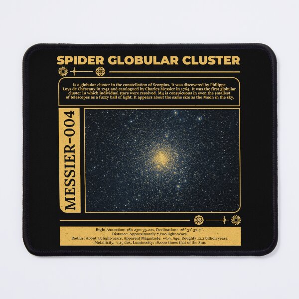 Item preview, Messier 04 Spider Globular Cluster designed and sold by LeoLabs.
