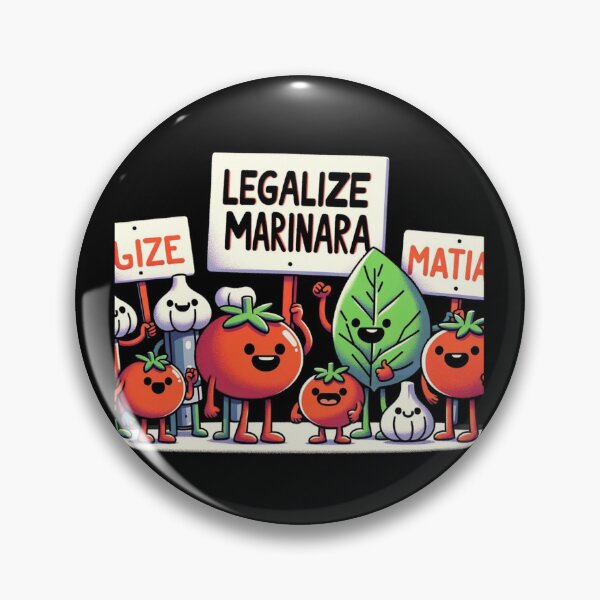 Item preview, Legalize Marinara: Vibrant Image for Trendy Products designed and sold by Gatsbird Design.