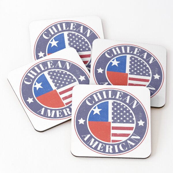 Item preview, Proud Chilean-American Badge - Chile Flag designed and sold by chrisrivait.