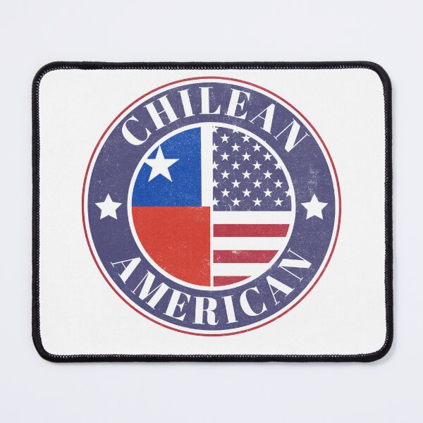 Item preview, Proud Chilean-American Badge - Chile Flag designed and sold by chrisrivait.