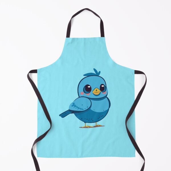 Item preview, Adorable Blue Bird Happy designed and sold by ArtPuffen.