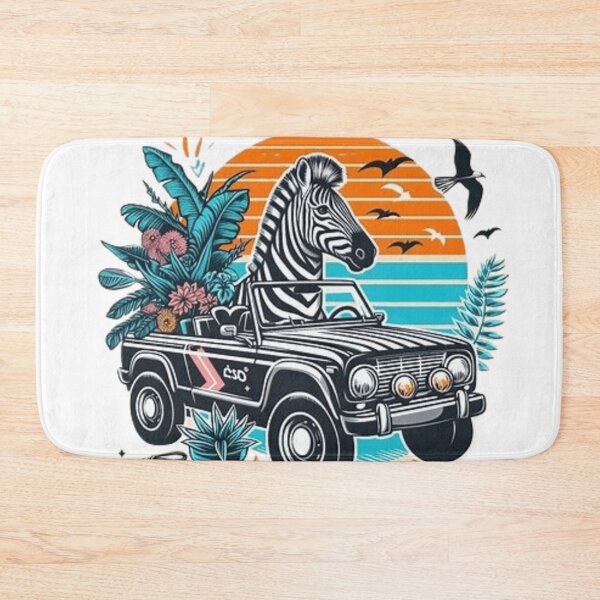 Item preview, Cute zebra in a car designed and sold by Culmika.