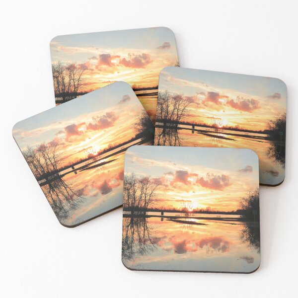 Item preview, Flood water sunset designed and sold by zumi.