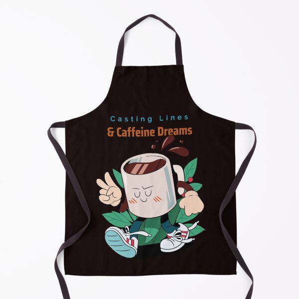 Item preview, Casting Lines & Caffeine Dreams Coffee fishing T-Shirt designed and sold by Printhubs123.