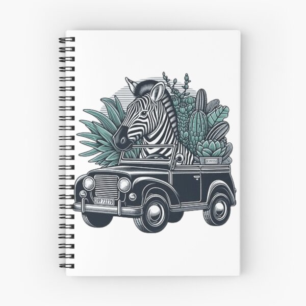Item preview, Cute zebra in a car designed and sold by Culmika.
