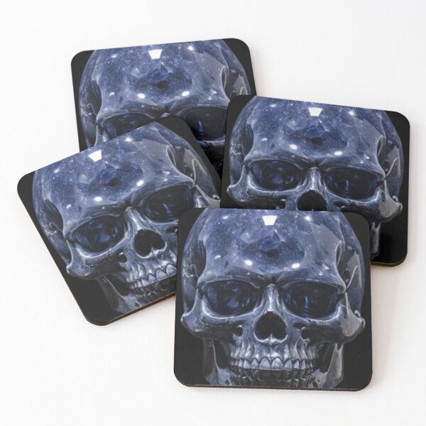 Item preview, Crystal Skull (Benitoite) designed and sold by Zendragon-Store.