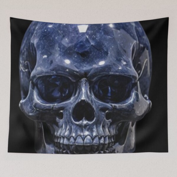 Item preview, Crystal Skull (Benitoite) designed and sold by Zendragon-Store.