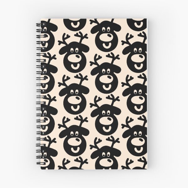 Item preview, Hand drawn christmas deer face isolated on white background. New Year vector animal sketch, doodle icon or holiday toy illustration designed and sold by olivepine69.