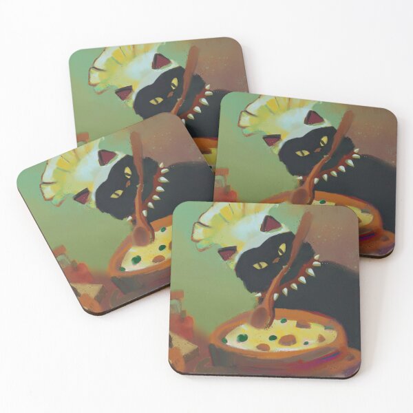 Item preview, cat making delicious vegetable soup designed and sold by guilhernunes.